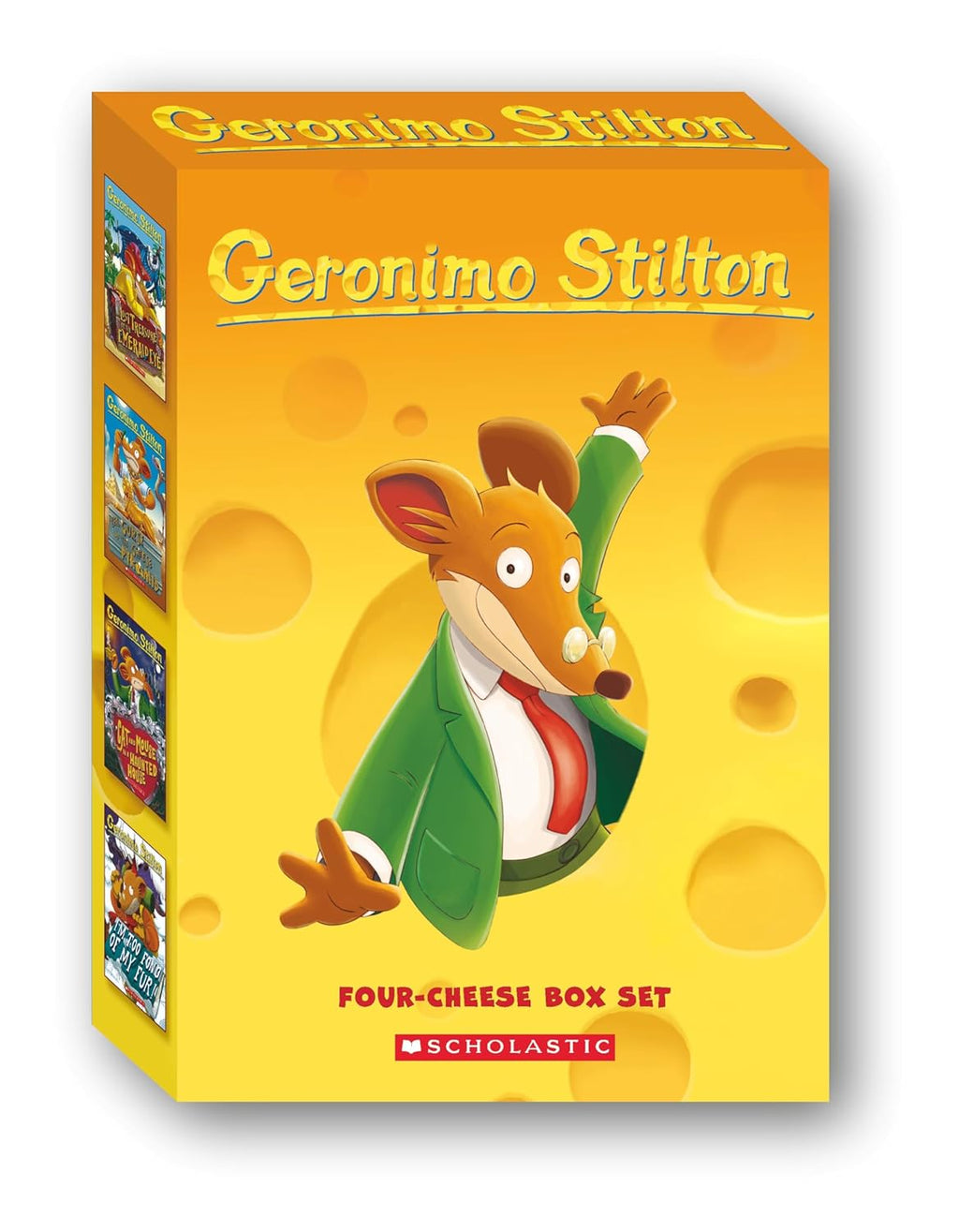 Geronimo Stilton Four-Cheese Box Set (Books 1-4) (Paperback)