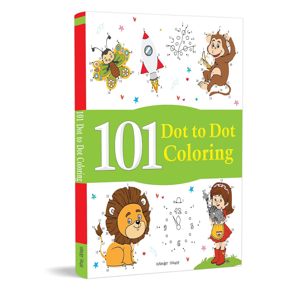 101 Dot To Dot Coloring: Fun Activity Book For Children (Hardcover)