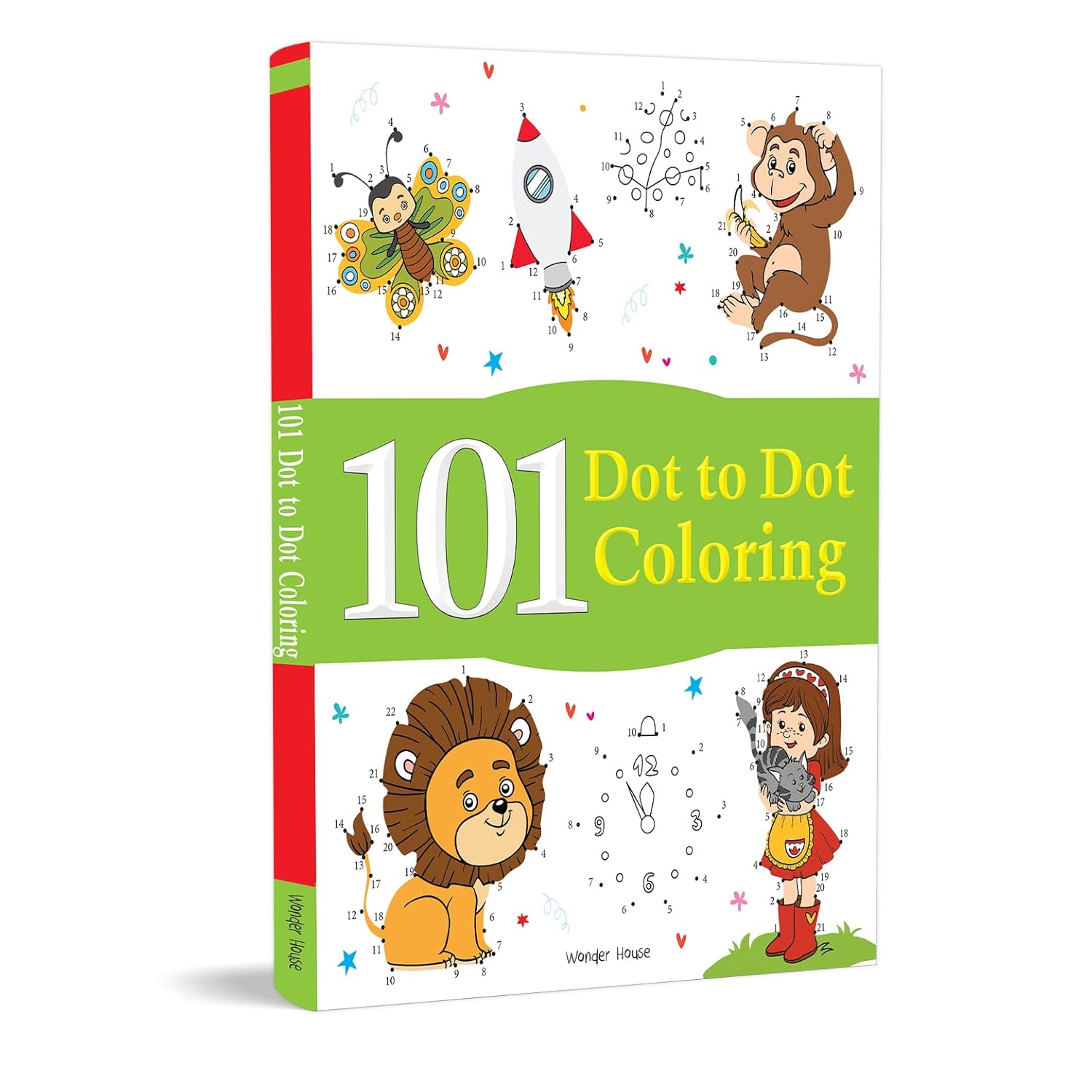 101 Dot To Dot Coloring: Fun Activity Book For Children (Hardcover)