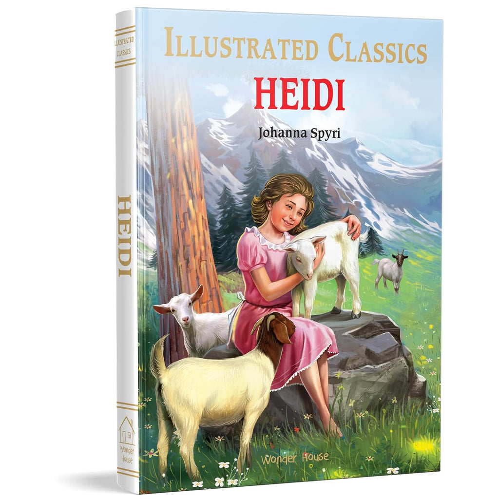 Heidi : Illustrated Abridged Children Classics English Novel with Review Questions (Paperback)