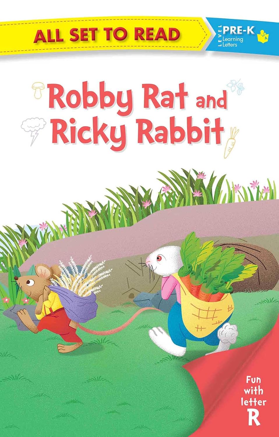All set to Read- Fun with Letter R- Robby Rat and Ricky Rabbit- READERS (Paperback)