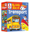 My Little Box of Transport: Early Learning Vehicle 6 Board Books for Kids | Includes Train, Car, Bus, Fire Engine, Ship & Aeroplane | Bright Pictures | Perfect Gift Set for Preschoolers (Board book)