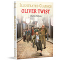 Oliver Twist : Illustrated Abridged Children Classics English Novel with Review Questions (Hardcover)