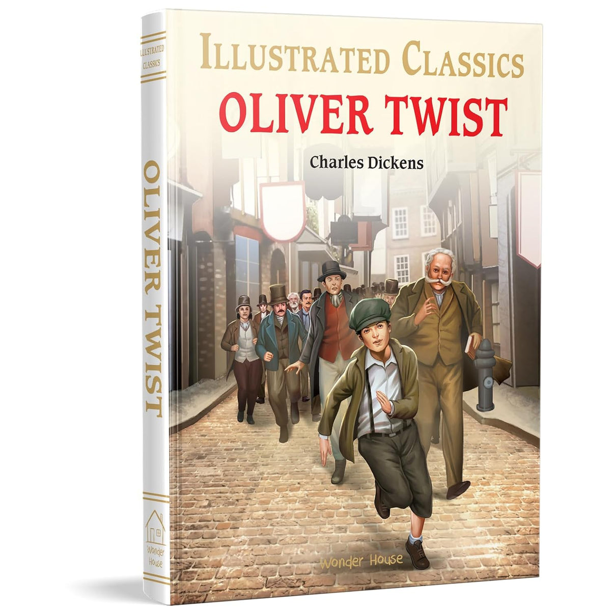 Oliver Twist : Illustrated Abridged Children Classics English Novel with Review Questions (Hardcover)