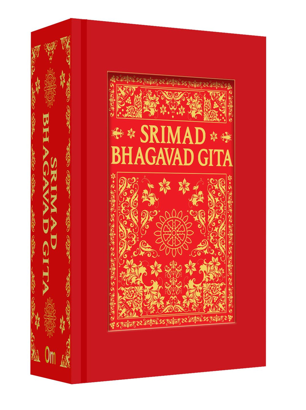 Srimad Bhagavad Gita (Deluxe Hardbound English edition with silk fabric),Spiritual Guide to Self-Realization,Gift book,Hindu scripture,Holy book,Spiritual insights,Timeless wisdom,Yoga philosophy (Paperback)