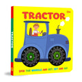 Board Book: Tractor Wheel Book - Wheel books for kids - Board Book for Children Age 1-3 Years (Board book)