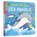 Slide and See Board Book : Sea Animals (Paperback)
