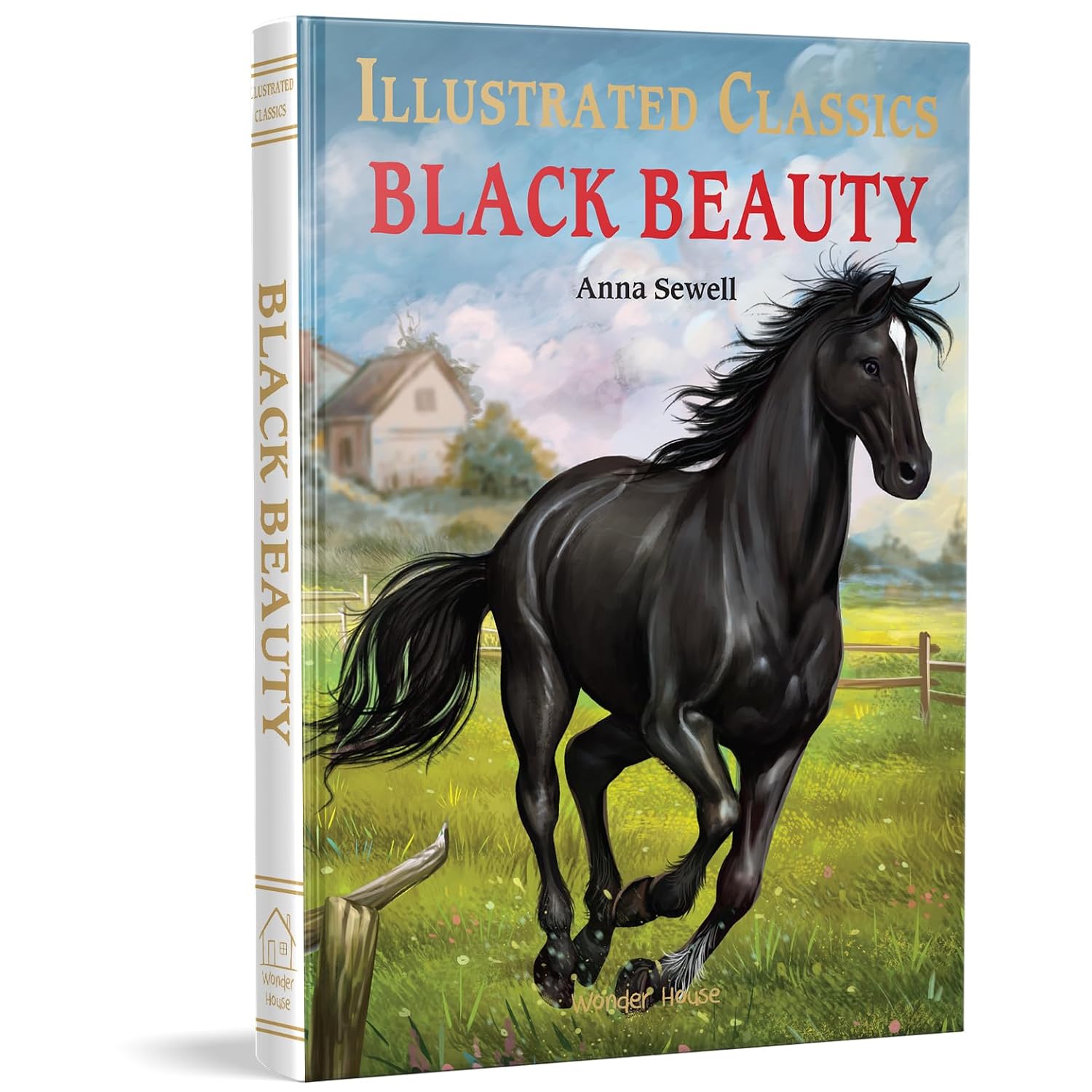 Black Beauty: Illustrated Abridged Children Classics English Novel With Review Questions (Hardback) (Hardcover)