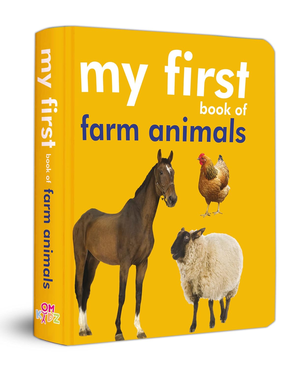 My First Book of Farm Animals for Children: Early Learning with Cows, Horses, Ducks & More | Friendly Creatures on the Farm | Bright Pictures and Simple Names | Develop Vocabulary & Recognition | Inte (Board book)
