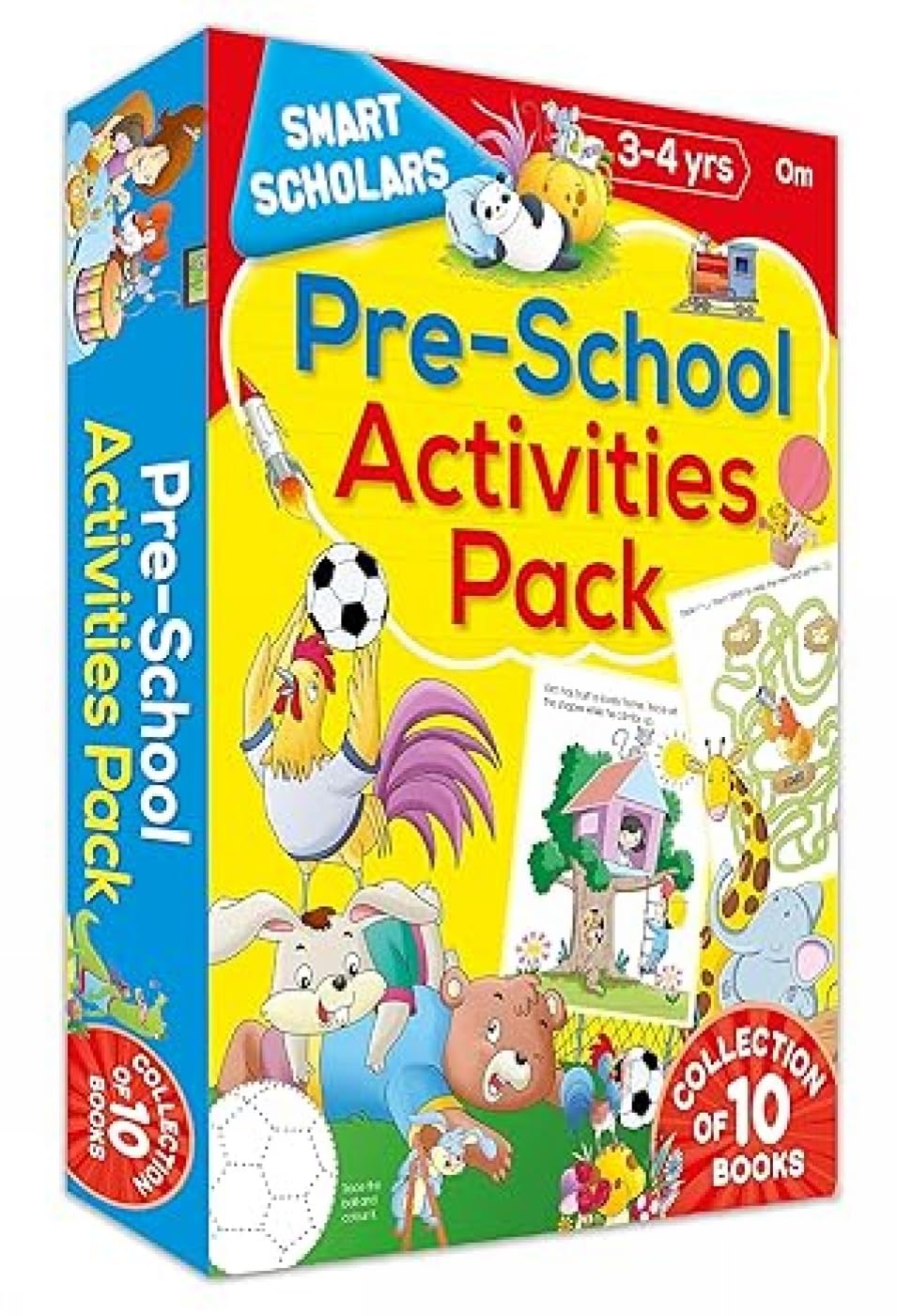 Activity Book : Pre-School Activities Pack ( Collection of 10 books) (Smart Scholars) (Paperback)