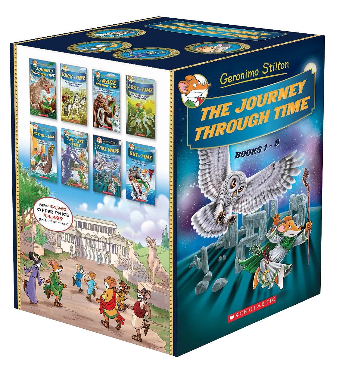 Geronimo Stilton - Journey Through Time Box-set (8 Books) (Paperback)
