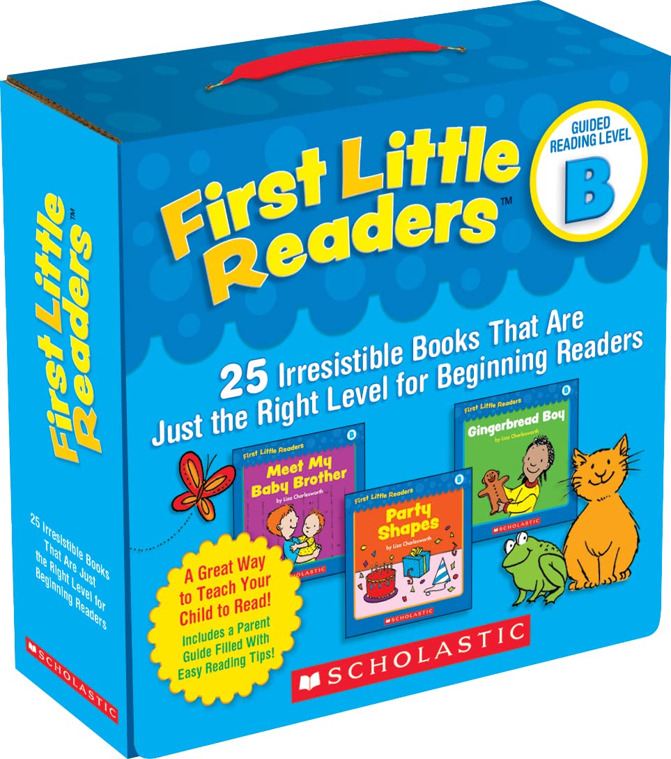 First Little Readers: Guided Reading Level B (Parent Pack): 25 Irresistible Books That Are Just the Right Level for Beginning Readers (Paperback)