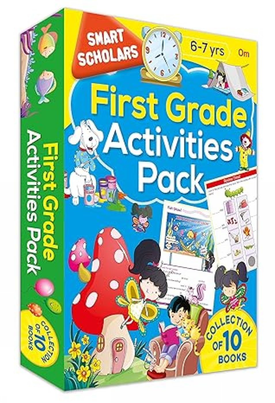 Activity Book : First Grade Activities Pack ( Collection of 10 books) (Smart Scholars) (Paperback)