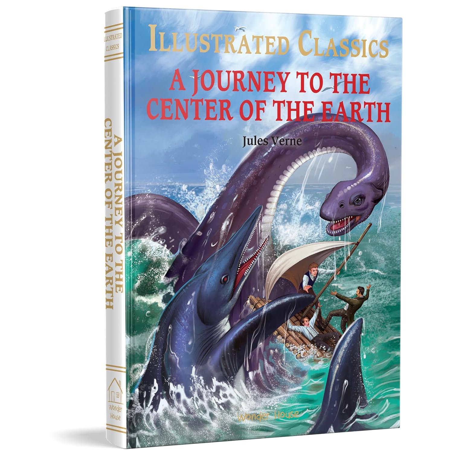 Journey To The Center of The Earth: Illustrated Abridged Children Classics English Novel With Review Questions (Hardback) (Hardcover)