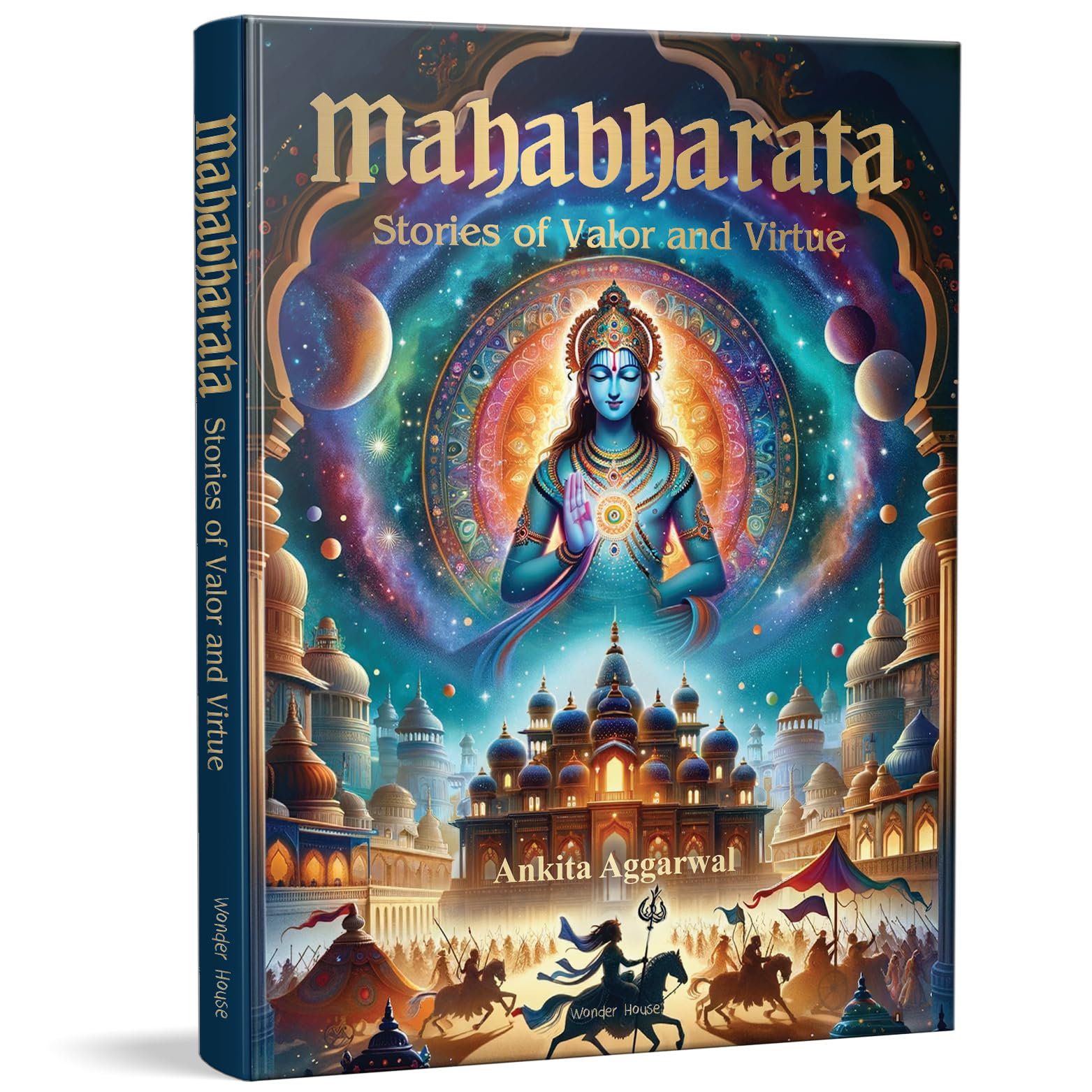 Mahabharata: Stories of Valor and Virtue | Indian Mythology, History & Folktales | Cultural Stories for Kids & Adults | Illustrated Book | Learn moral lessons from the great Indian Epic