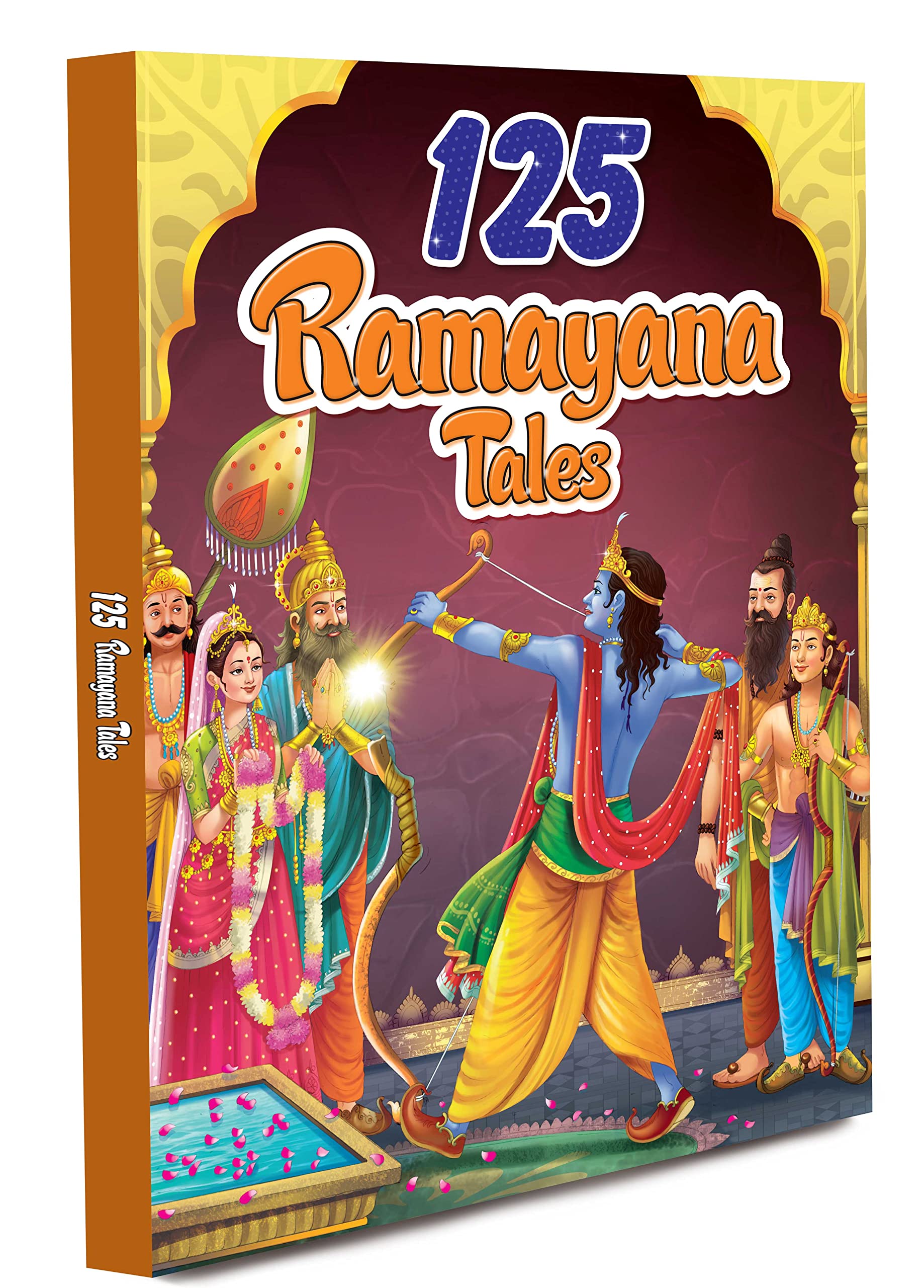 GOLDEN MINDS 125 Ramayana Tales for Kids – Engaging Stories of Rama, Sita & Hanuman | Fun, Illustrated Indian Mythology Stories for Young Readers (Ages 5-18)