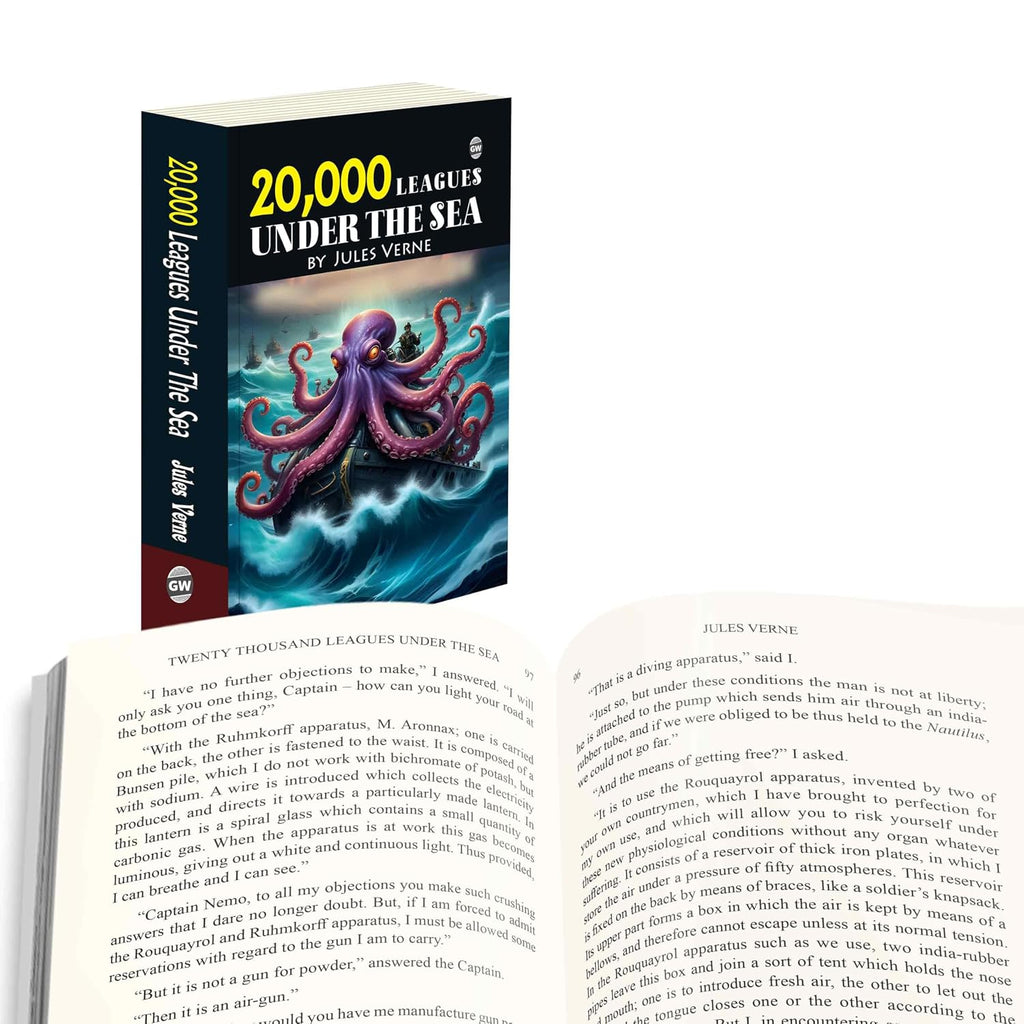 20,000 Leagues Under the Sea (Paperback) :- Oceanic exploration drama, futuristic submarine classic, legendary adventure fiction, timeless world storytelling, maritime literature gem (Paperback)