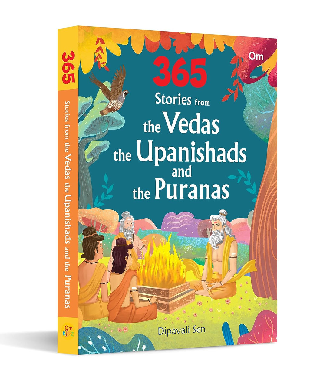 365 Stories from the Vedas: The Upanishads and the Puranas - Indian Mythology Storybook for Kids | Ancient Indian Wisdom | Spiritual Tales | Life Lessons | Colourful Illustrated for Children (Hardcover)