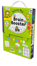 Brain Booster Activity Bag for Kids & Children |Set of 10 Books| Dot to Dot,Look & Find,How Many,Mazes,Difference,Reasoning,Sort,Word Search,Jumble (Product Bundle)