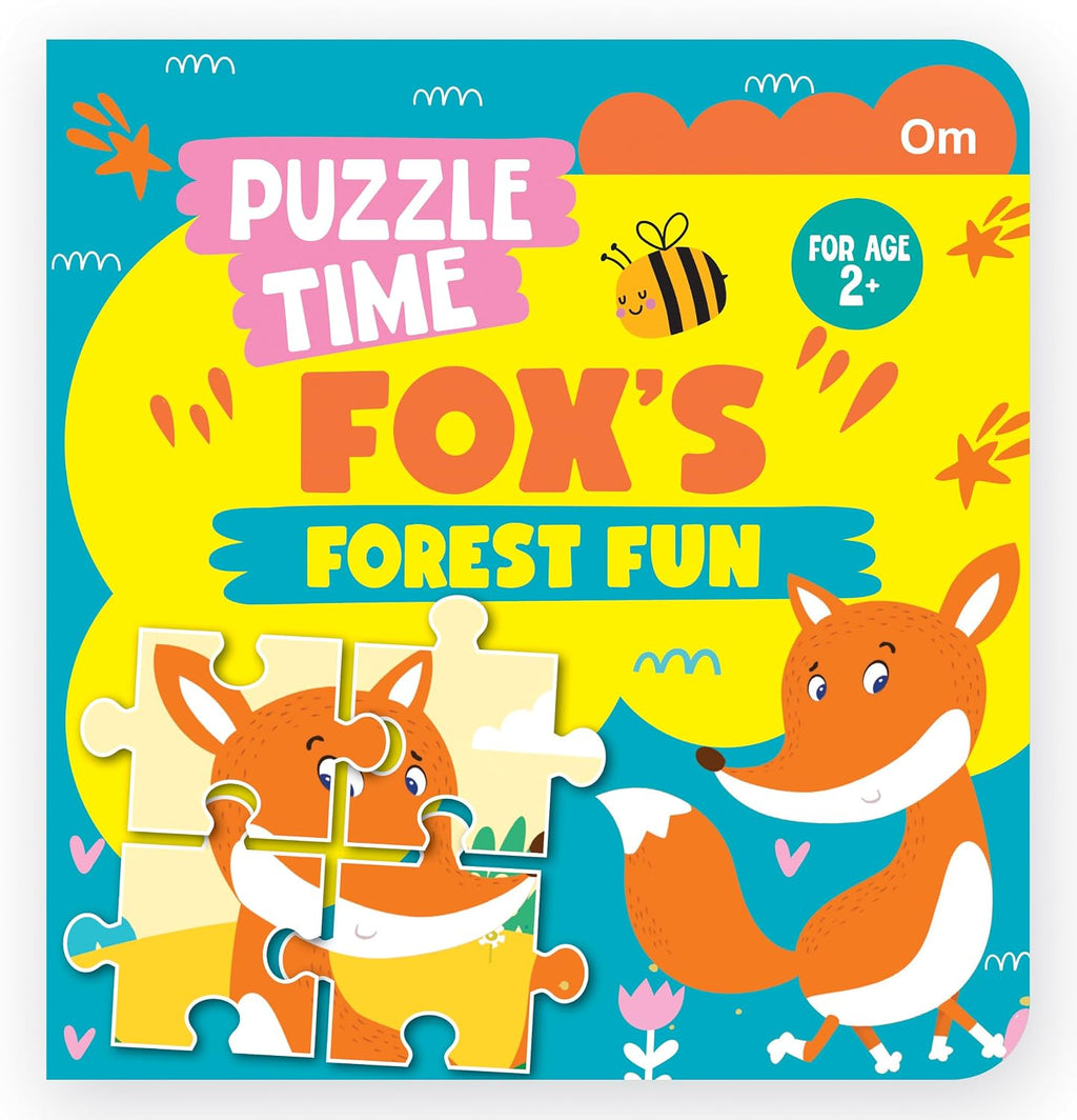 Puzzle Play Time: Play Fox's Forest Fun | Jigsaw Puzzle & Story Book for Kids | Woodland Animal Adventure Activity Book | Interactive Puzzle Book for Children Ages 1+ (Board book)