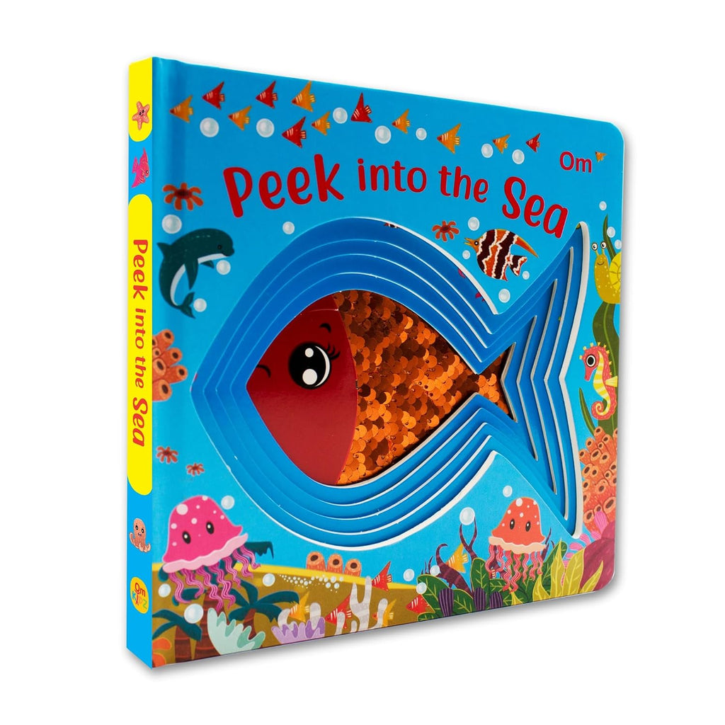 Board book: Peek into the Sea - Illustrated rhymes for kids - Board Book for Children Age 1-3 Years (Board book)