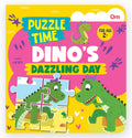 Puzzle Play Time: Play Dino's Dazzling Day | Jigsaw Puzzle & Story Book for Kids | Fun Dinosaur Adventure Activity Book | Interactive Puzzle Book for Children Ages 1+ (Board book)