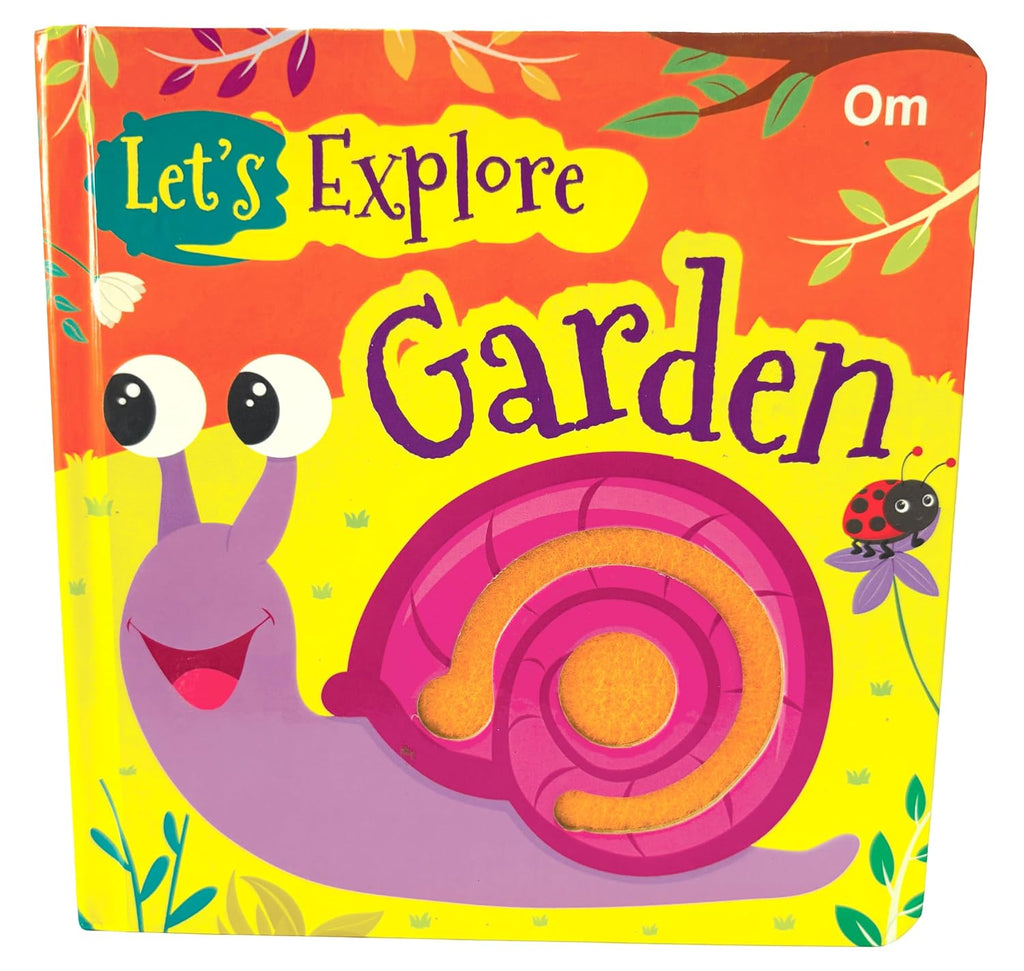 Garden: Let's Explore | Felt book | Children illustrated Book (Novelty Book)