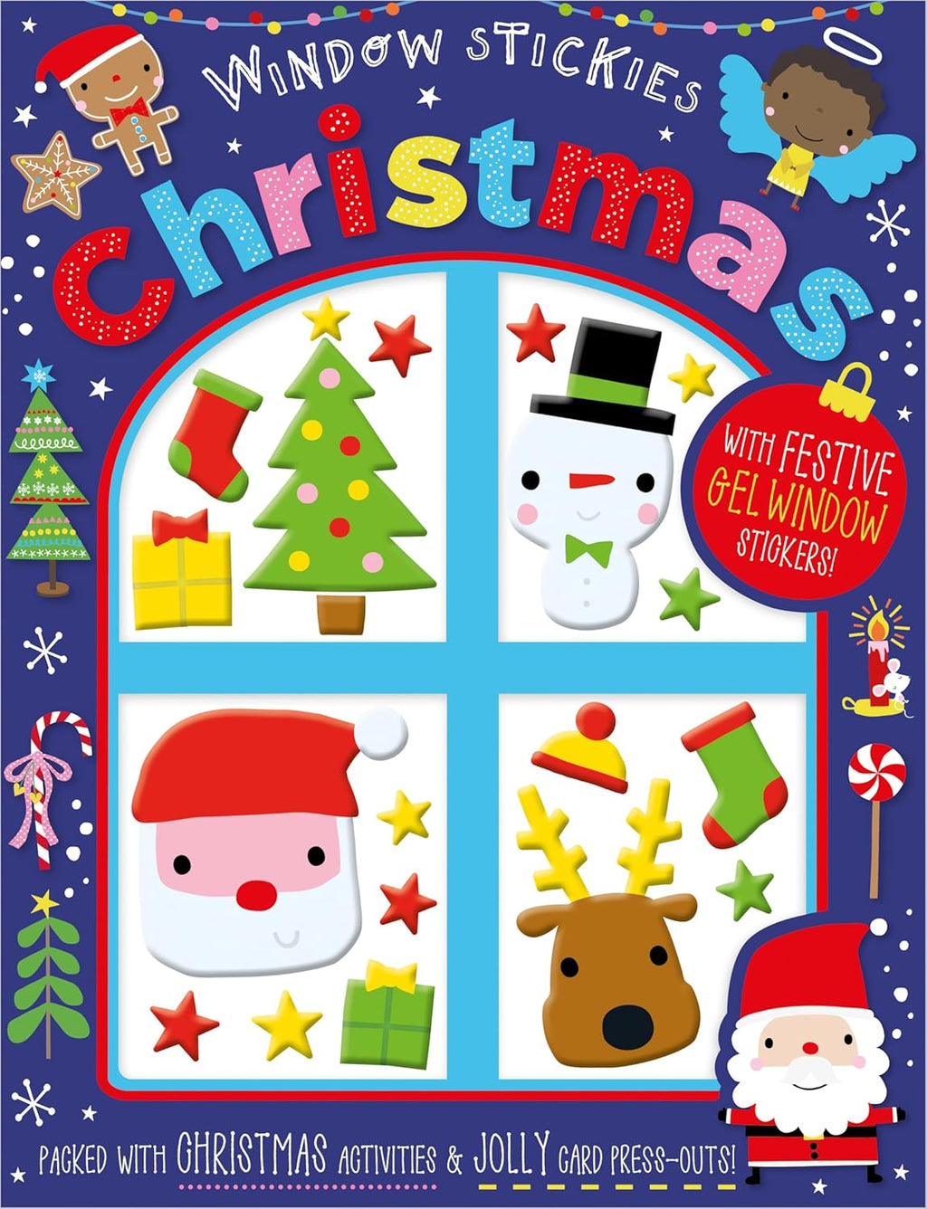 Window Stickies Christmas (Paperback)