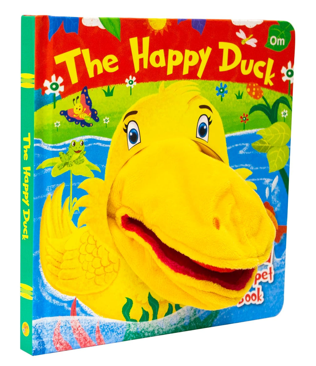 The Happy Duck Hand Puppet Book for Children: Animal Hand Puppet Board Book for Babies | Fun Interactive Duck Toy Book | Touch and Play Story | Animal-Themed Picture Book for Kids; 1+ Ages (Board book)