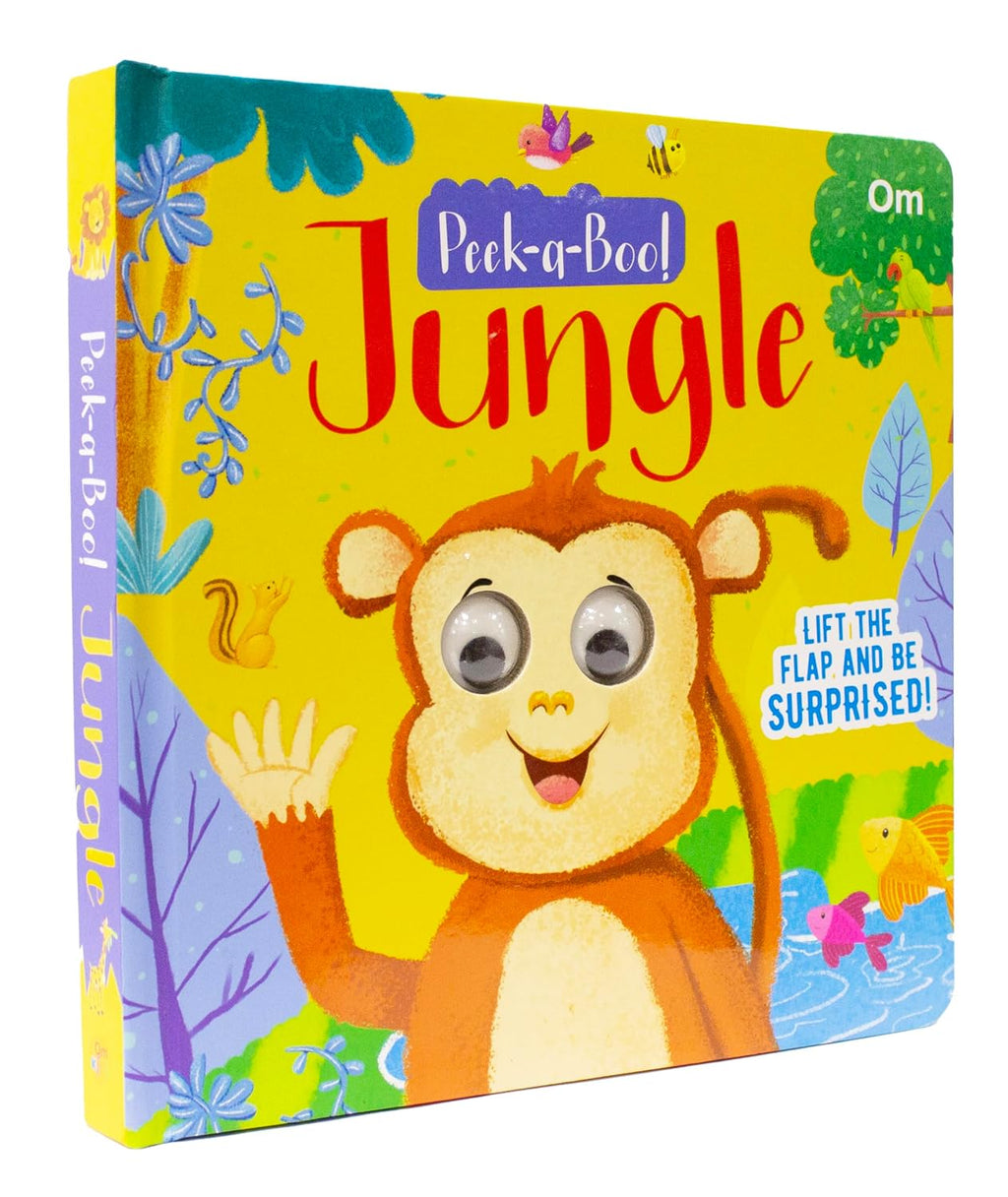 Peek-A-Boo! Jungle Board Book for Children: Lift the Flap Adventure for Babies and Toddlers | Discover Wild Creatures in an Interactive Board Book | Learn & Play with Jungle Creatures (Board book)