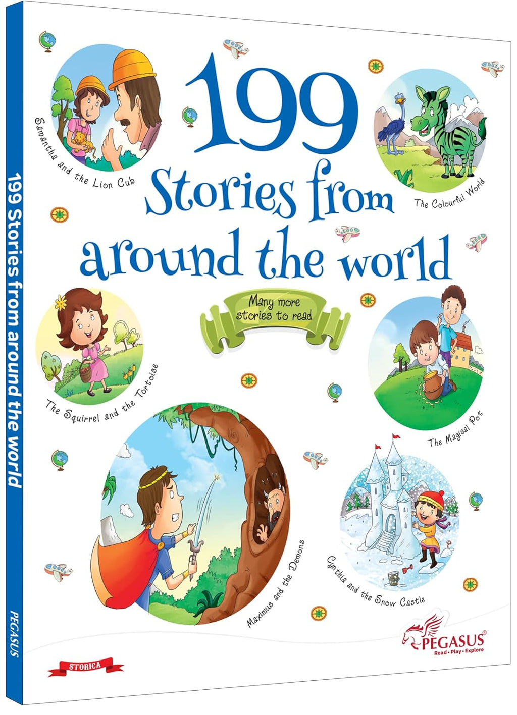 199 Stoies from Around the World - Exciting Stories for 3 to 6 Year Old Kids (Paperback)