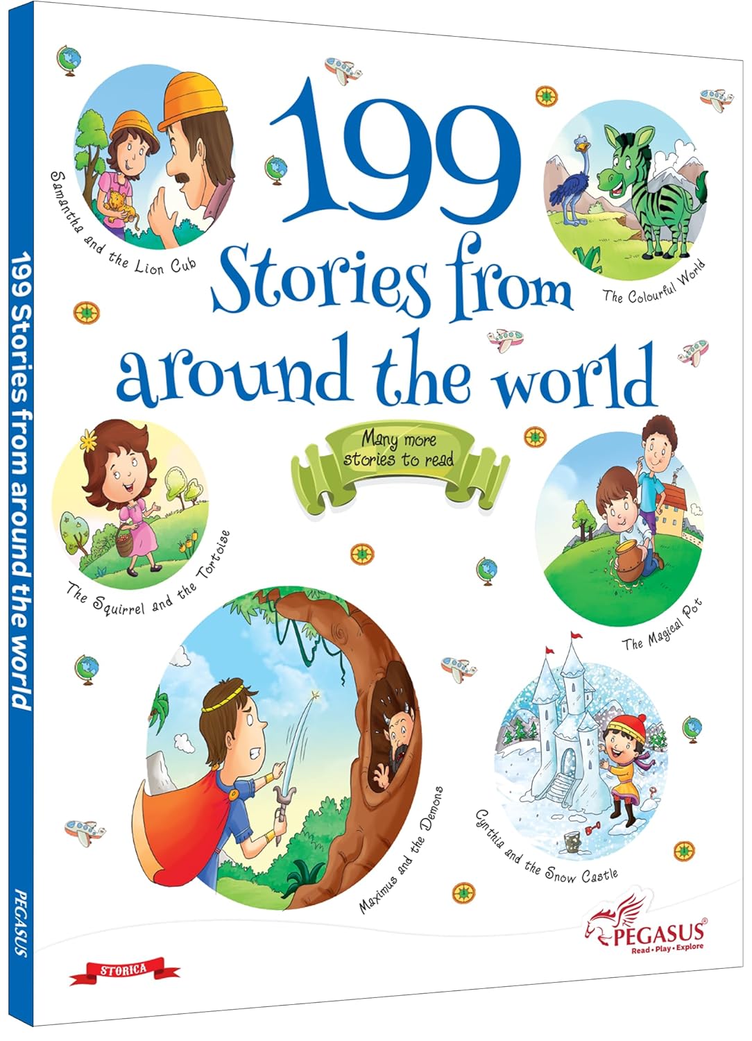 199 Stoies from Around the World - Exciting Stories for 3 to 6 Year Old Kids (Paperback)
