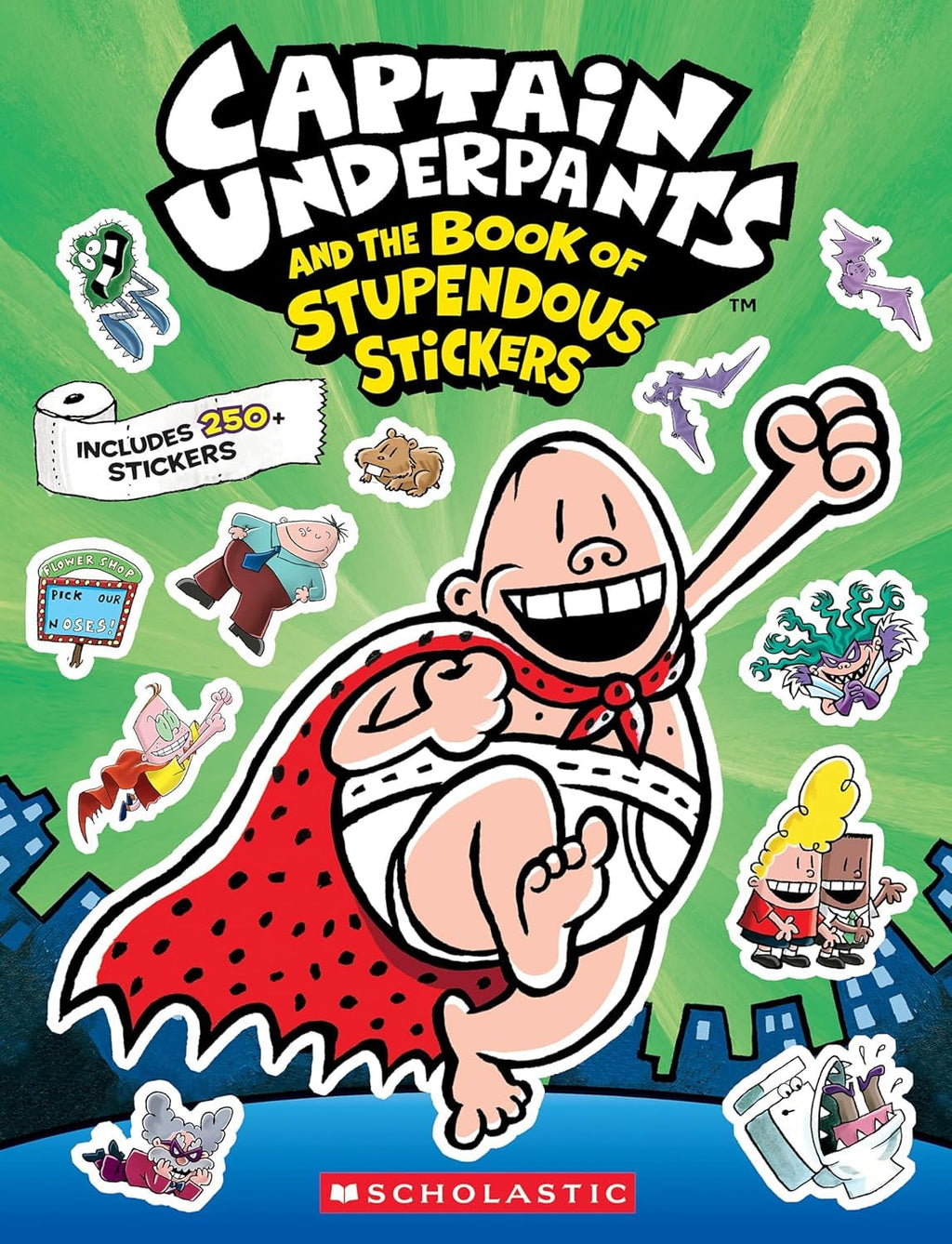 Captain Underpants: The Official Sticker Book (Paperback)