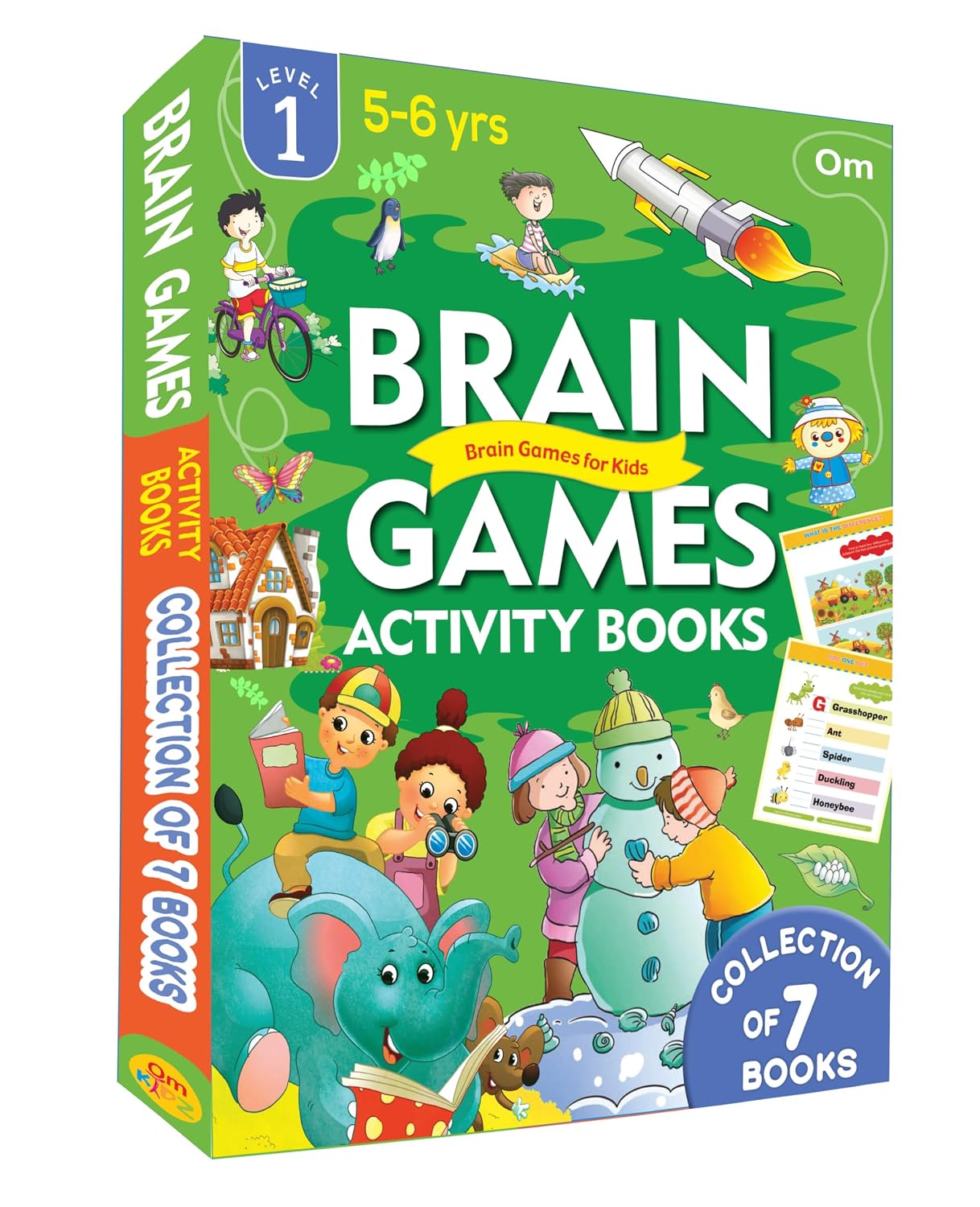 Activity Book : Brain Games Activity Book Level 1 (Set of 7 Books) (Paperback)