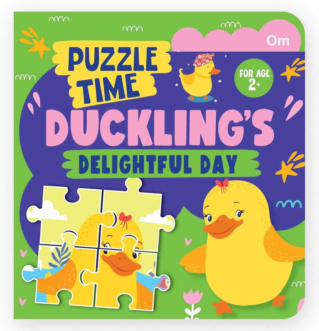 Puzzle Play Time: Play Duckling's Delightful Day | Jigsaw Puzzle & Story Book for Kids | Fun Pond Adventure with Ducklings | Interactive Puzzle Book for Children Ages 1+ (Board book)
