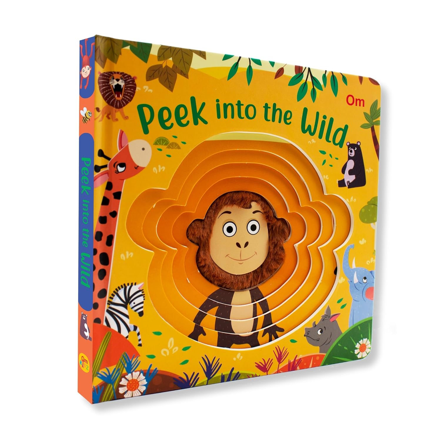 Board book: Peek into the Wild - Illustrated rhymes for kids - Board Book for Children Age 1-3 Years (Board book)
