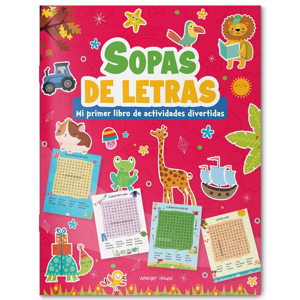 My First Fun Activity Book of Word Search – Spanish Build Spanish vocabulary with fun word searches | Great for early learners | Ages 5–8 | Bilingual Brain Boosters (Paperback)