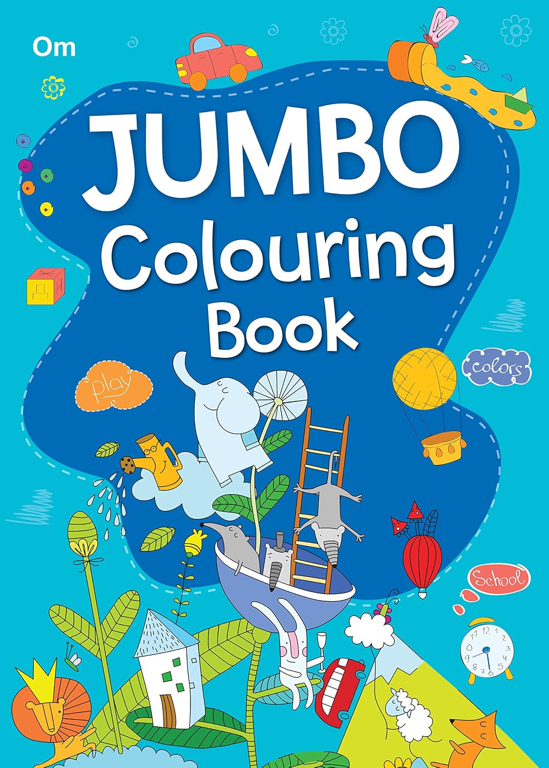 Colouring book : Jumbo Colouring Book for kids (Paperback)