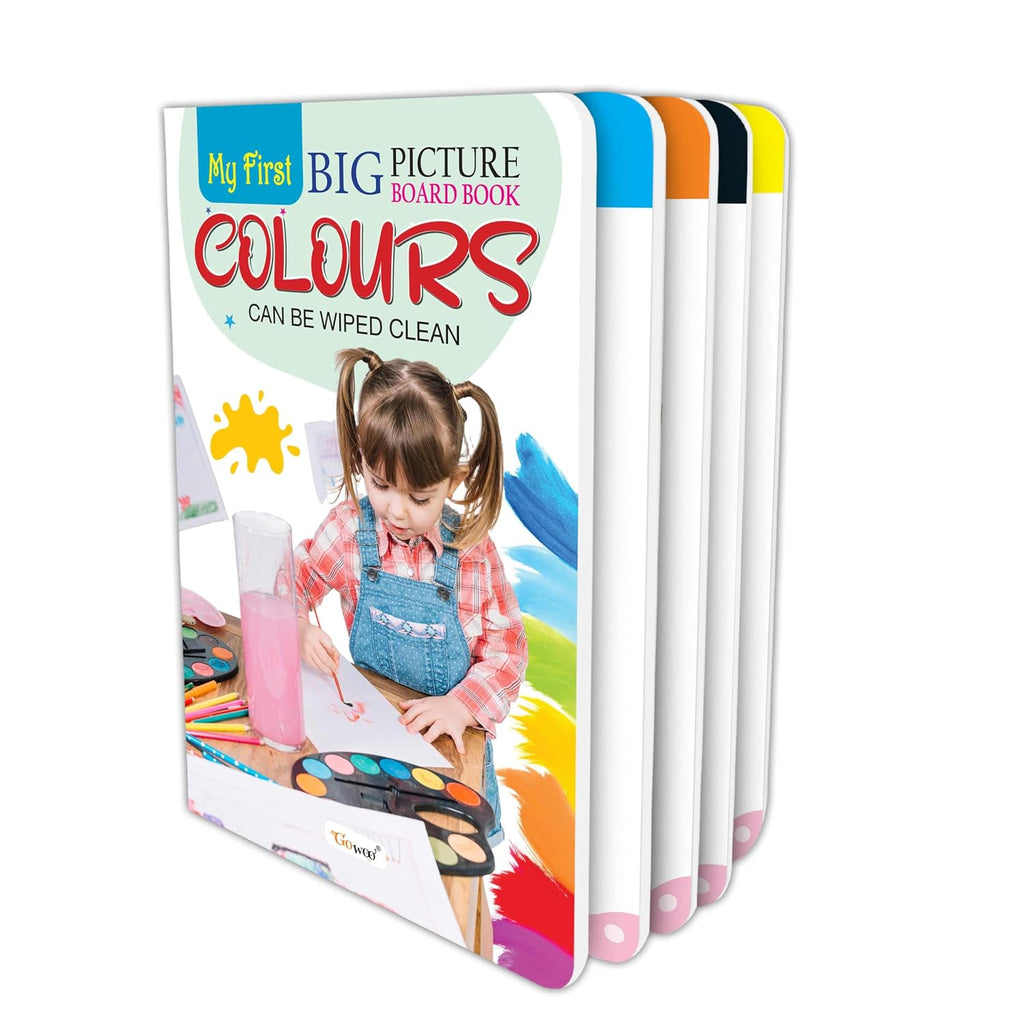 My First Big Picture Board Book Colours :- Simple learning book about colours, Bright Educational Book for Kids, Early Learning and Reading Fun (Board book)