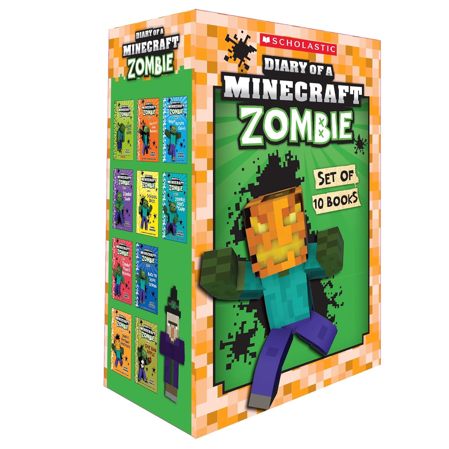 Diary Of A Minecraft Zombie Box Set (Books 1 to 10) (Paperback)