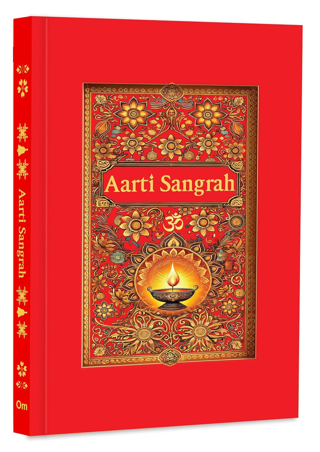 Aarti Sangrah - (आरती संग्रह) - Collection of 31 Aartis in English with Coloured Illustrated Pictures | (Deluxe Hardbound edition with silk fabric) | ... and Devotion: Collection of Love and Devotion (Hardcover)