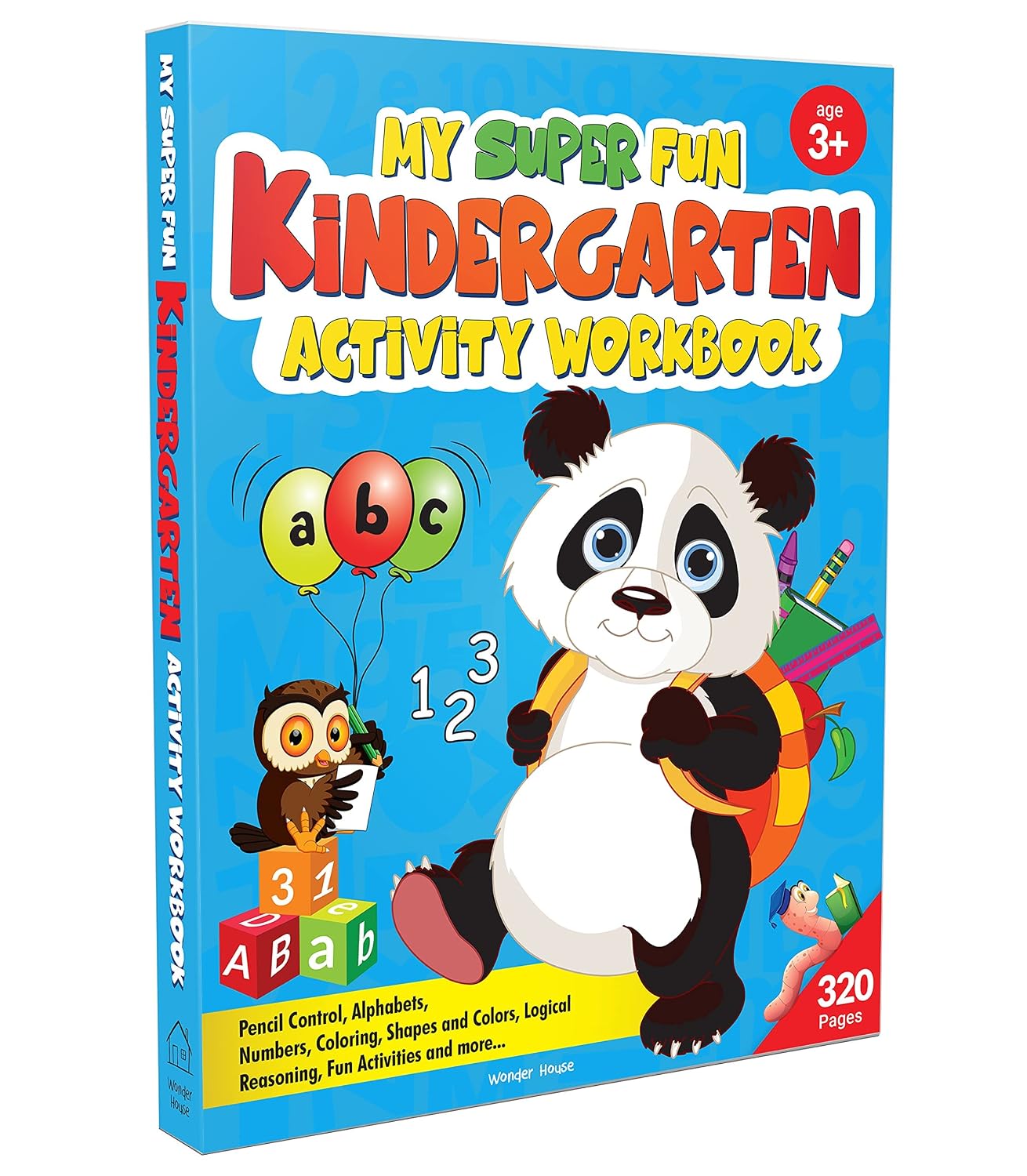 My Super Fun Kindergarten Activity Workbook for Children : Pattern Writing, Colors, Shapes, Numbers 1-10, Early Math, Alphabet, Brain Booster Activities, Following Directions, and Interactive Activiti (Paperback)