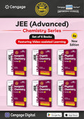 Cengage Chemistry Combo for JEE Advanced: Physical Chemistry (1 & 2) + Organic Chemistry (1 & 2) + Inorganic Chemistry (1 & 2) Set of 6 Books with Chapterwise Concept Videos & Online Assessments (Paperback)