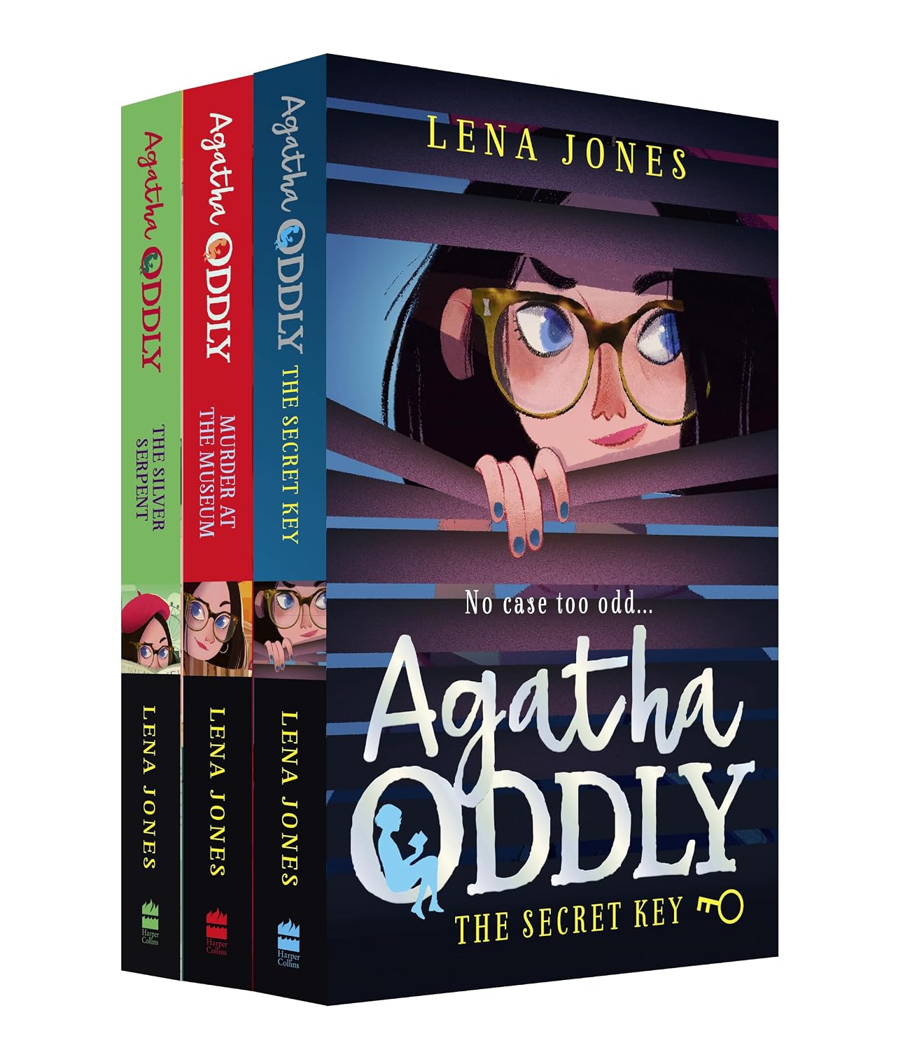 Agatha Oddly 3 Books Collection Shrinkwrap Set : The Secret Key , Murder at The Museum, The Silver Serpent (Paperback)