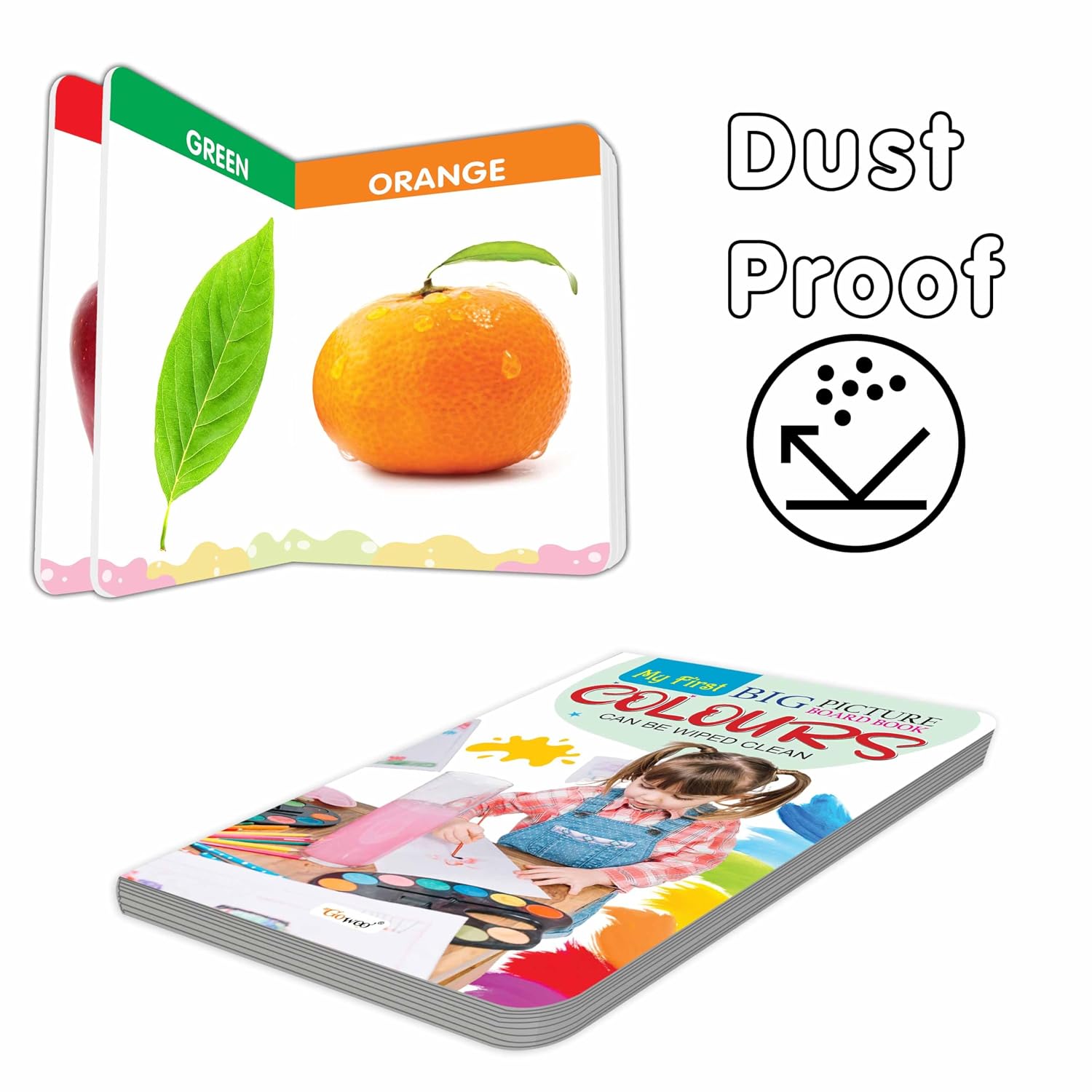 My First Big Picture Board Book Colours :- Identify Everyday Colours Easily, Fun Learning Book for Kids, Early Visual Education for Preschoolers (Board book)