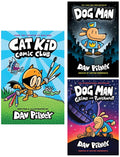 Cat Kid Comic Club & Dog Man: From the Creator of Captain Underpants (Dog Man #1) & DOG MAN #09: GRIME AND PUNISHMENT (Product Bundle)
