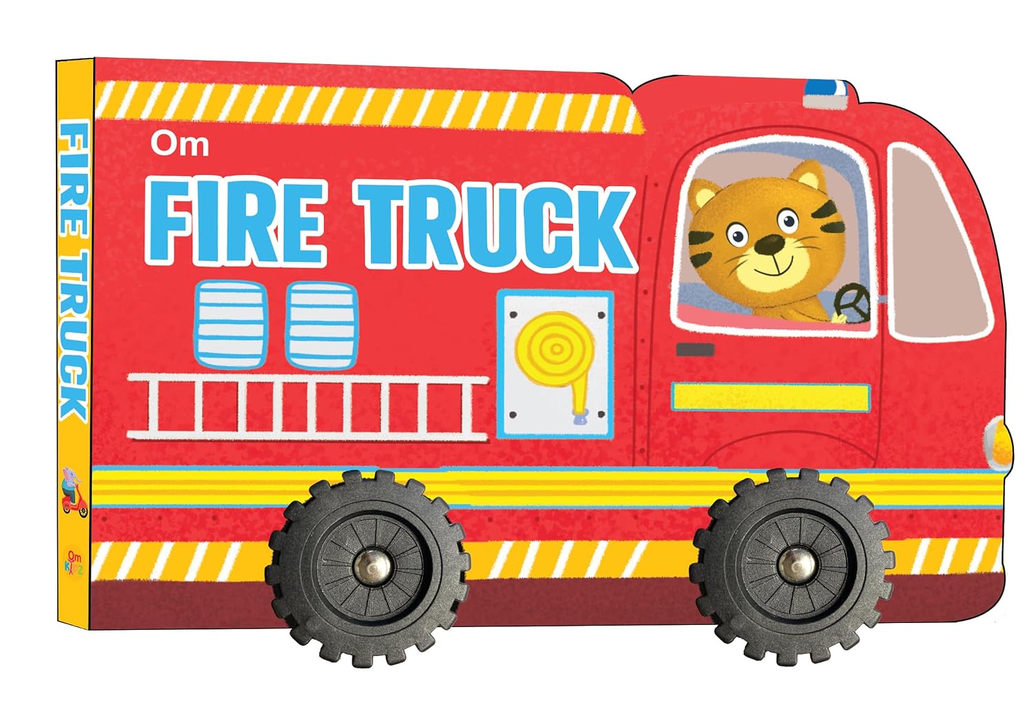 Cutout Board Book : Fire Truck - Small Wheel for Children's Activity | Picture | Cute Rhymes | Wonderful Gift for Kids; 1+ Ages (Board book)