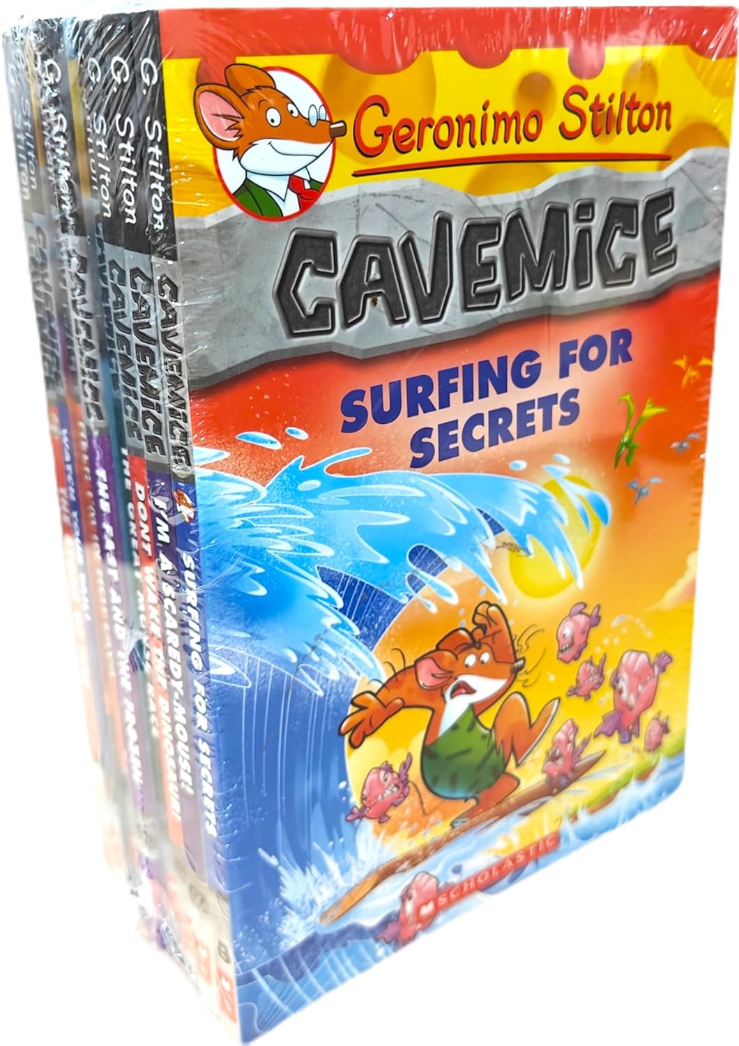 Geronimo Stilton: Cavemice Box-set (8 Books) (Paperback)