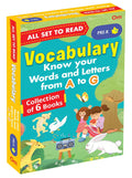 All Set to Read: My First Vocabulary Building Pre-K Learning Pack - Know Your Words and Letters – Pack 1 | Little Learner’s Word Kit | Pre-K Vocabulary & Letters Starter | First Steps in Vocabulary |  (Paperback)