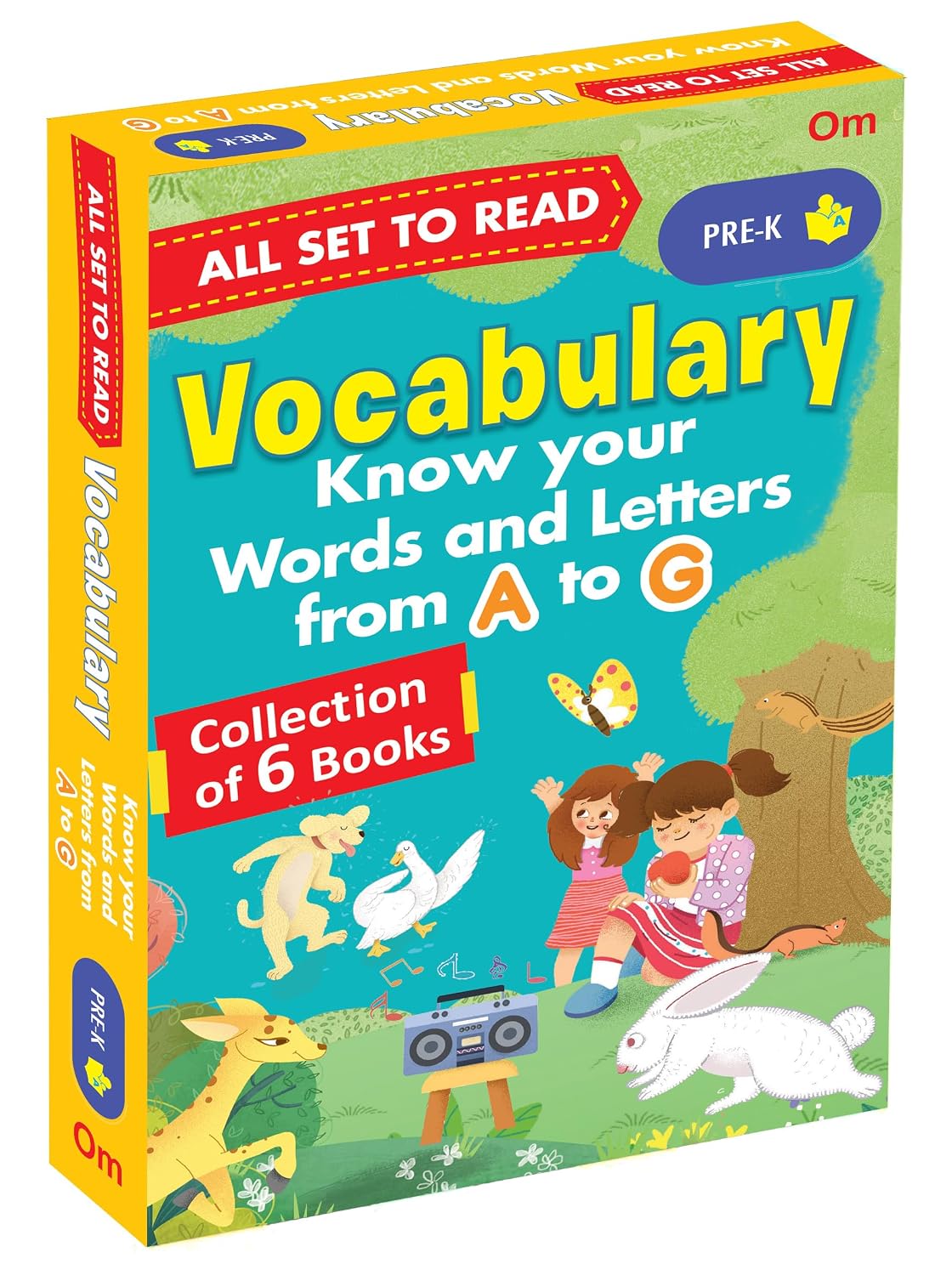 All Set to Read: My First Vocabulary Building Pre-K Learning Pack - Know Your Words and Letters – Pack 1 | Little Learner’s Word Kit | Pre-K Vocabulary & Letters Starter | First Steps in Vocabulary |  (Paperback)